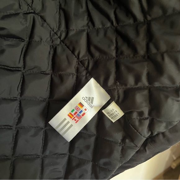 Women's Adidas Zip Up Jacket Black Climawarm With Detachable Sweatshirt Size L - Picture 6 of 15